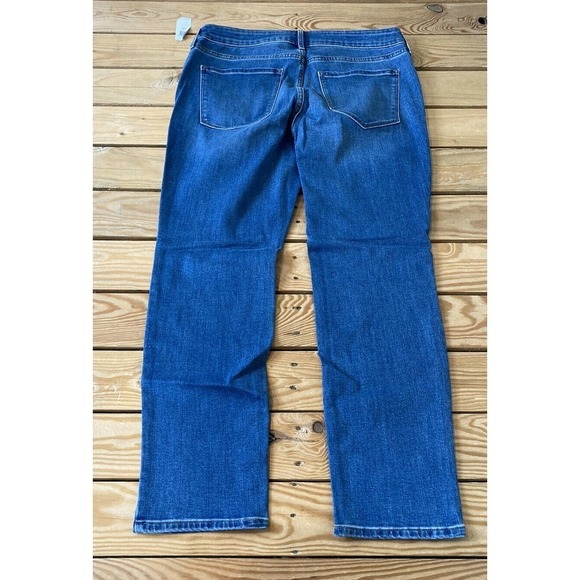 NWT Old Navy Women’s Blue Mid Rise Power Slim Jeans Size 12 Short - Picture 2 of 9